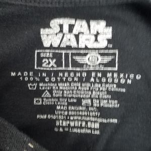 Star Wars Shirts - Star Wars Starships of Star Wars Shirt Mens 2X Star Wars Shirts - Star Wars Starships of Star Wars Shirt Mens 2X